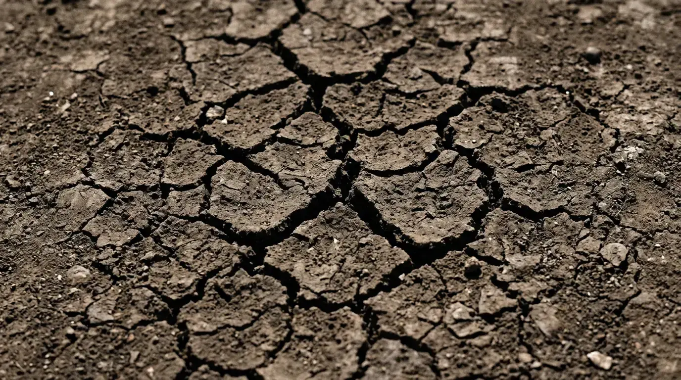 Dry cracked cricket pitch showing dusty surface ideal for spin bowling conditions