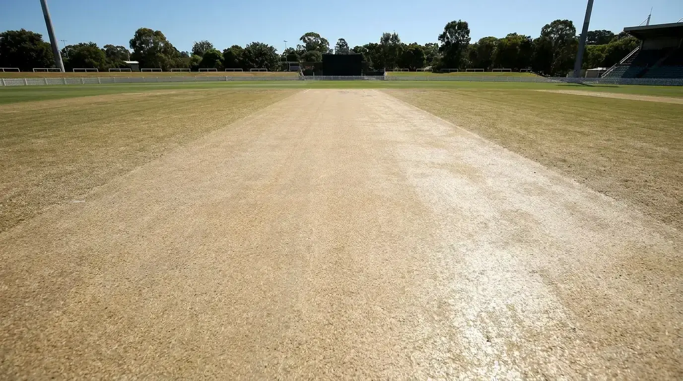 Flat batting-friendly cricket pitch where toss outcome has minimal impact on match result