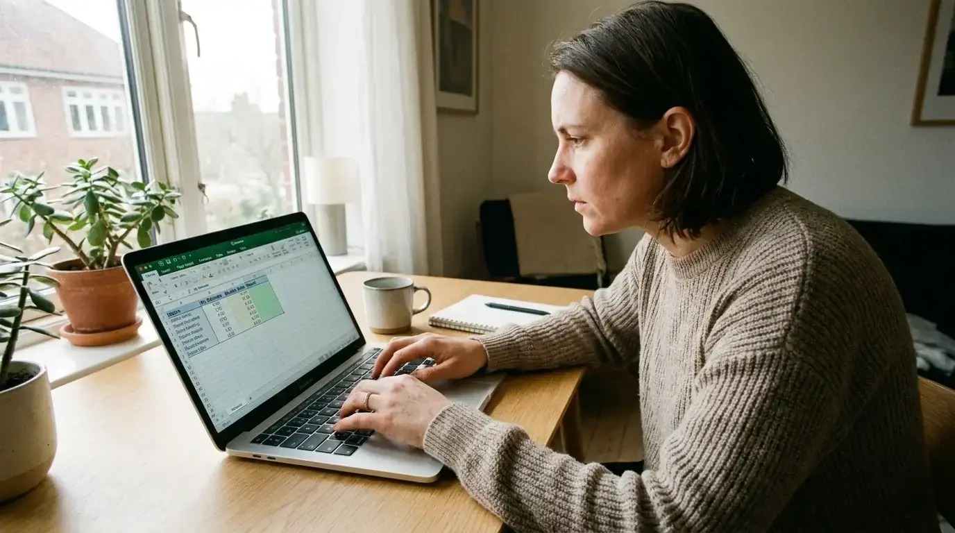 Cricket bettor building personal analysis spreadsheet tracking predictions against actual outcomes