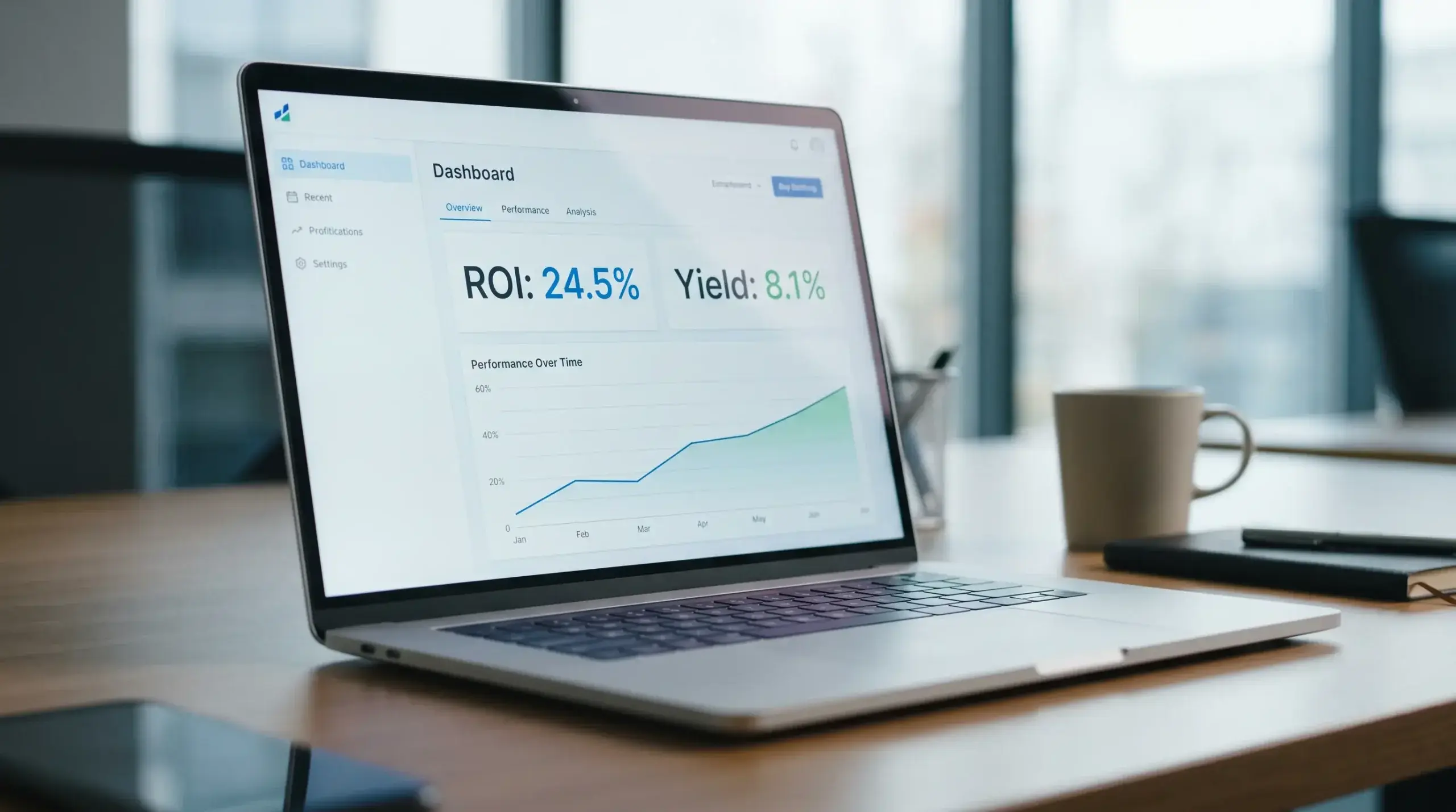 Cricket betting performance dashboard showing ROI and yield metrics over season-long sample